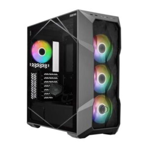 CASE GAMING RGB COOLER MASTER TD500 MAX MID TOWER VENTILADORES 4 DE 120MM CON FUENTE DE PODER INCLUIDA TD500V2-MGNN85-SL0