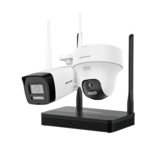 KIT CÁMARAS IP HIKVISION DS-J142(STD)/NKS422W02H BULLET 2MP 301501845
