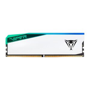 MEMORIA RAM PC 32GB PATRIOT VIPER ELITE 5 RGB PVER532G60C42W DDR5 6000 MHZ CL42 1.45 V BLANCO DIMM 288 PINES