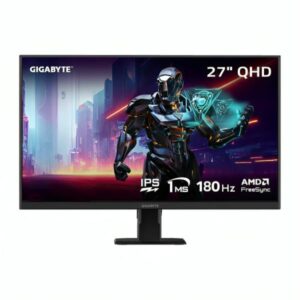 MONITOR 27" GIGABYTE GS27QA US  2560X1440 1MS 180HZ 1MS IPS DP HDMI FREESYNC GS27QAUS