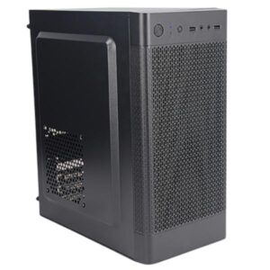 CASE CM05Q1RA001C MINI TOWER SIN VENTILACIÓN INCLUIDA CON PANEL LATERAL Y CON FUENTE DE PODER 600W