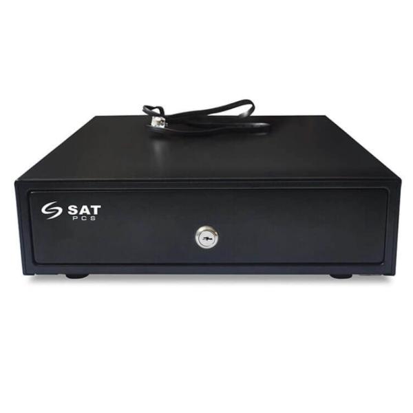 GAVETA DE DINERO PUNTO DE VENTA SAT AMERICA RS100 2643 300 X 360 X 80 MM 4070010000020