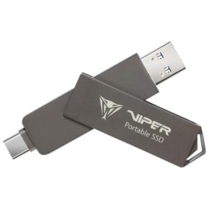 HD SOLIDO EXTERNO 1TB PATRIOT PVP30 DUO COMPACT USB 3.2 GEN 2 TIPO C/TIPO A 1000 MB/S LECTURA 1000 MB/S ESCRITURA PVP301TB28UDG