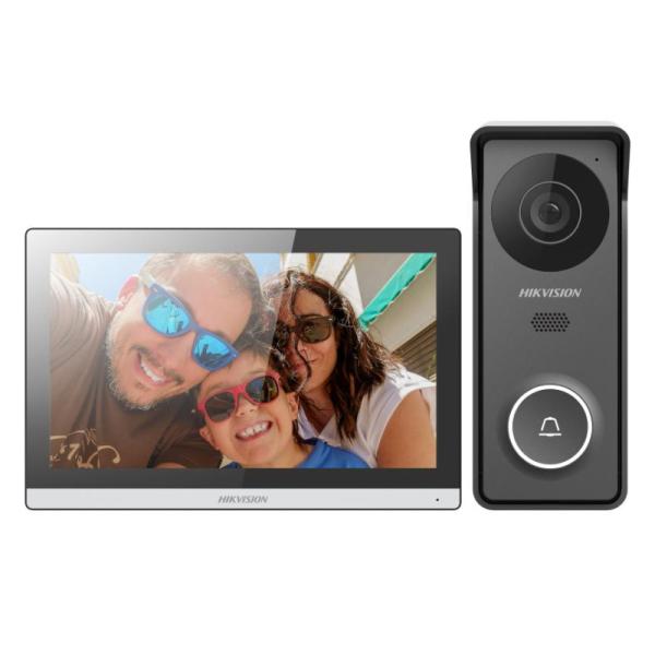 KIT DE VIDEOPORTERO HIKVISION DS-KIS313-P(B)(O-STD) (E) PANTALLA TÁCTIL 7" CON CÁMARA HD 720P 305306093