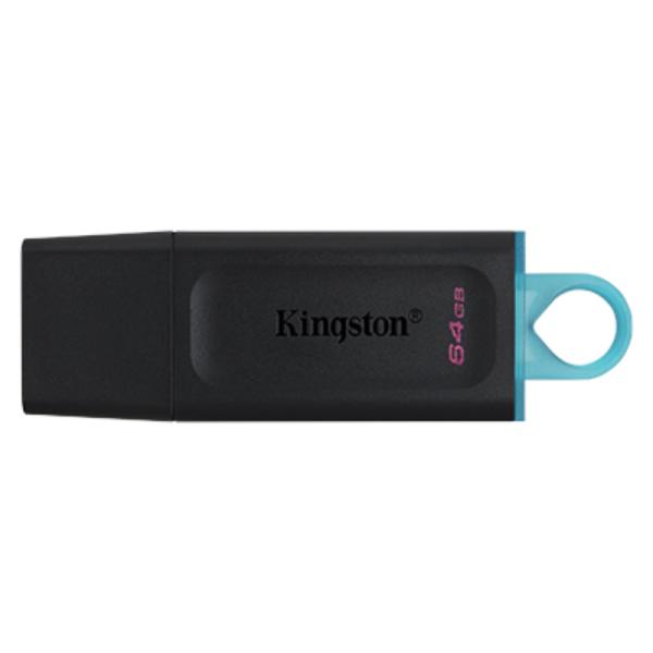 MEMORIA USB 64GB 3.2 KINGSTON GEN 1 EXODIA BLACK/TEAL DTX/64GB