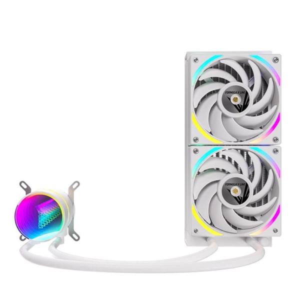 ENFRIAMIENTO LIQUIDO ARGB FORMULA V LINE OASIS L240 ARGB WH 240MM LGA1700/AM5 4 PIN PWM + 3 PIN ARGB 4711401661382
