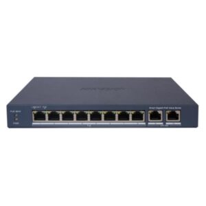 SWITCH HIKVISION DS-3E1510P-EI/M(O-STD)(B) 10 PUERTOS (8 POE + 2 RJ45 GIGABIT) 20 GBPS ADMINISTRABLE 301803447