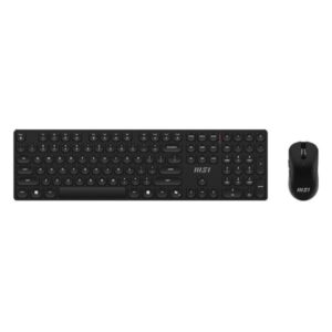 TECLADO Y MOUSE MSI FORGE K210 W COMBO LS  INALÁMBRICO 2.4 GHZ ESPAÑOL S11-43LS201-Y92