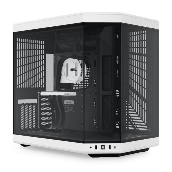 CASE GAMING HYTE Y70 MID TOWER SIN VENTILACIÓN CON VIDRIO FRONTAL Y LATERAL CS-HYTE-Y70-BW