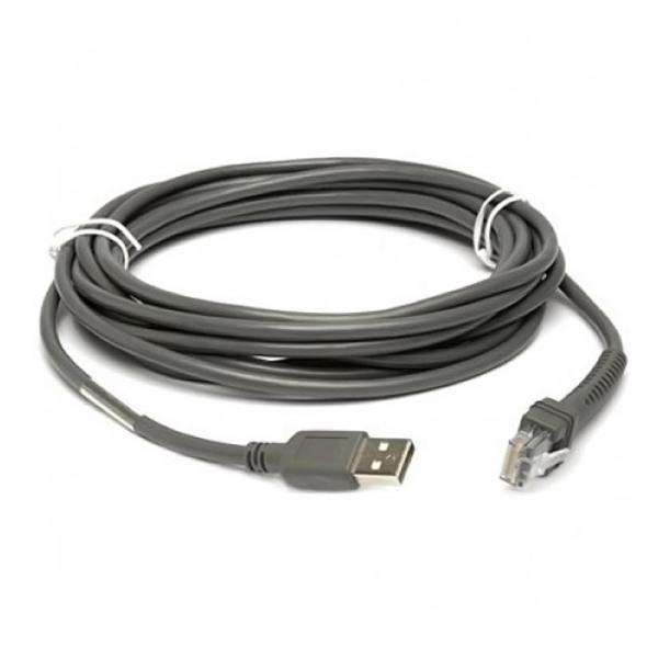 CABLE ZEBRA CBA-U51-S16ZAR PARA ESCÁNER/BÁSCULA MP6000 USB-A 5M