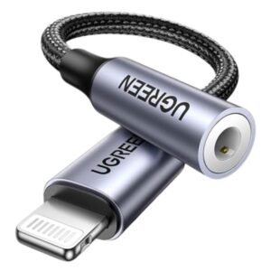 CABLE DE EXTENSIÓN UGREEN US211 LIGHTNING MACHO A HEMBRA REDONDO 10CM 30756