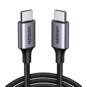 CABLE UGREEN L501 USB-C A USB-C CARGA RÁPIDA PD 3A MÁX 2M 35219