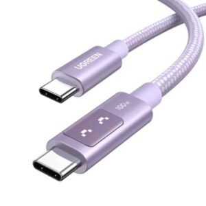 CABLE UGREEN L509 UNO USB-C A USB-C CARGA RÁPIDA PD 2M 65216