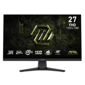 MONITOR GAMING MSI MAG 272F X24 27" PLANA 1920X1080 FREESYNC PREMIUM 9S6-3CE11M-026