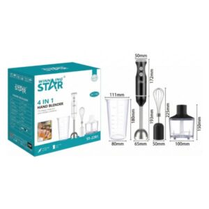 BATIDORA DE INMERSIÓN WINNING STAR ST-2281 4 EN 1 400W JBQ-1069-WST-110V-14914