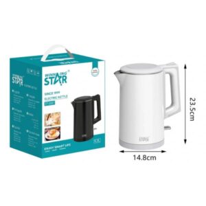 HERVIDOR ELÉCTRICO WINNING STAR ST-2061 1000W 1.7L RSH-713-WST-110V-16691