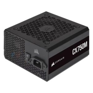 FUENTE DE PODER CORSAIR CX750M 750W 80 PLUS BRONZE SEMI MODULAR ATX CP-9020222-NA NEGRO