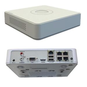 GRABADORA NVR PARA CAMARAS DE VIGILANCIA HIKVISION 4-CH IP.4-CH POE INTERFACE. H.265+. UP TO 6MP RECORDING. 1 SATA INTERFACE DS-7104NI-Q1/4P 303618112
