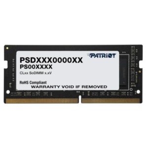 MEMORIA RAM PARA LAPTOP 16GB PATRIOT PSD516G560081S SL DDR5 5600MHZ CL46 1.1V NEGRO
