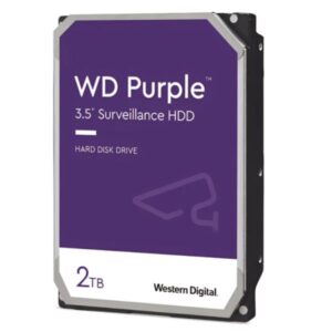 HD INTERNO 2TB WESTERN DIGITAL PURPLE WD23PURZ 3.5" SATA III 5400 RPM 256MB CACHE MORADO