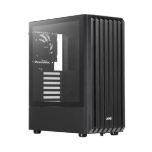 CASE GAMING ADATA XPG VALOR STORM MID TOWER SIN VENTILACIÓN INCLUIDA CON VIDRIO LATERAL Y MALLA FRONTAL VALORSTORMMTWOF-BKCWW NEGRO