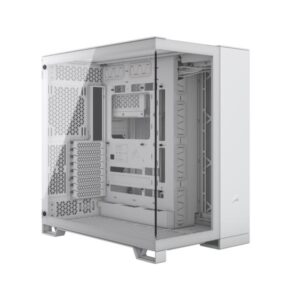 CASE GAMING RGB CORSAIR 6500X MID TOWER SIN VENTILACIÓN INCLUIDA CC-9011258-WW BLANCO