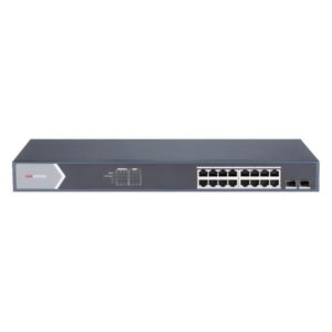 SWITCH HIKVISION DS-3E1518P-EI/M(O-STD) 16 PUERTOS GIGABIT POE / 1 PUERTO GIGABIT RJ45 / 1 PUERTO SFP ADMINISTRABLE 301802748 NEGRO