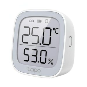 SENSOR DE HUMEDAD Y TEMPERATURA INTELIGENTE TP LINK T315 US AUTOMATIZACION DEL HOGAR BLANCO