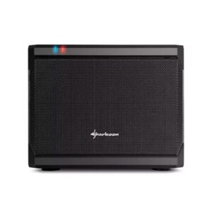 CASE SHARKOON QB ONE MINI TOWER VENTILADOR 1 DE 120MM CON MALLA METÁLICA 4044951016433 NEGRO