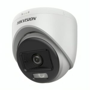 CÁMARA TURRET HIKVISION DS-2CE70KF0T-LPFS(2.8MM)(O-STD) 3K SMART HYBRID LIGHT COLORVU IR Y LUZ BLANCA HASTA 20 M 327800901 BLANCO