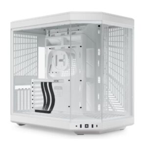 CASE GAMING HYTE Y70 MID TOWER SIN VENTILACIÓN CON VIDRIO FRONTAL Y LATERAL CS-HYTE-Y70-WW BLANCO