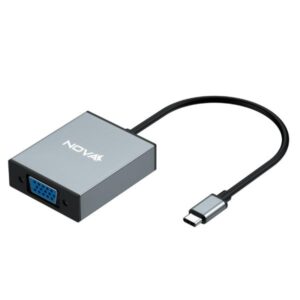 ADAPTADOR NOVA FAA301CV001C USB-C A VGA 0.15M PLATEADO