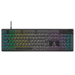 TECLADO GAMING RGB CORSAIR K55 CORE MEMBRANA ALÁMBRICO ESPAÑOL CH-9226C65-SP NEGRO