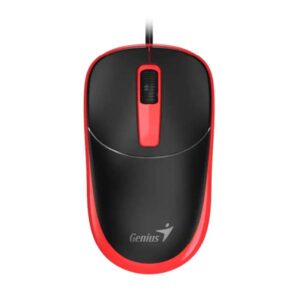 MOUSE GENIUS DX-123 ALAMBRICO USB-A 1200DPI 31010033402 NEGRO/ROJO