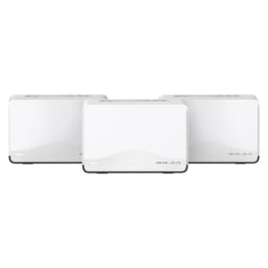 ROUTER MERCUSYS HALO H27BE(3-PACK) DUAL BAND 2.4/5 GHZ 3600 MBPS WIFI 7 MESH PUERTOS WAN/LAN BLANCO