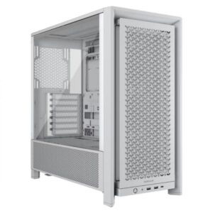 CASE CORSAIR FRAME 4000D RS MID TOWER VENTILADORES 3 DE 120MM CON VIDRIO LATERAL Y MALLA FRONTAL CC-9011313-WW BLANCO