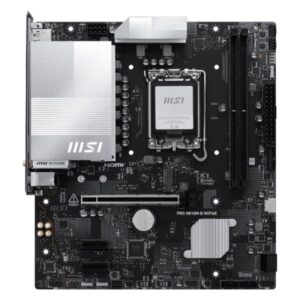 TARJETA MADRE MSI PRO H810M-B WIFI6E LGA 1851 MICRO ATX DDR5 911-7E64-003 NEGRO