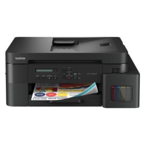 IMPRESORA BROTHER DCPT830DW TANQUE DE TINTA 3 EN 1 WI-FI / ETHERNET / USB 2.0 / AIRPRINT / MOPRIA DUPLEX AUTOMÁTICO NEGRO