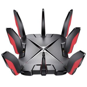 ROUTER TP LINK ARCHER GX90(US) AX6600 TRIBANDA 6600MBPS WIFI6 GAMING PUERTOS WAN/LAN / LAN / USB NEGRO / ROJO