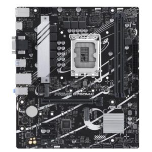 TARJETA MADRE ASUS PRIME B760M-K LGA1700 MICRO ATX DDR5 90MB1FI0-M1EAY NEGRO/BLANCO