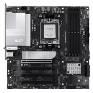 TARJETA MADRE MSI PRO B850M-P WIFI AM5 MICRO ATX DDR5 WIFI 7 / 5G LAN 911-7E71-001 NEGRO / BLANCO