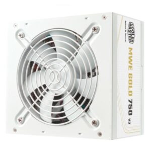 FUENTE DE PODER COOLER MASTER MWE GOLD 750 V3 WH 80 PLUS GOLD NO MODULAR ATX MPE-7506-ACAG-GUS BLANCO
