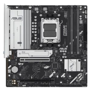 TARJETA MADRE ASUS PRIME B850M-A AM5 MICRO-ATX DDR5 90MB1LQ0-M0EAY0 NEGRO/BLANCO