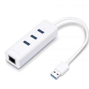 HUB TP LINK USB 3.0 3 PUERTO HUB & GIGABIT ETHERNET UE330