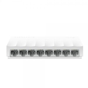 SWITCH TP-LINK LS1008 8 PUERTOS RJ45 FAST ETHERNET 10/100 MBPS NO ADMINISTRABLE BLANCO